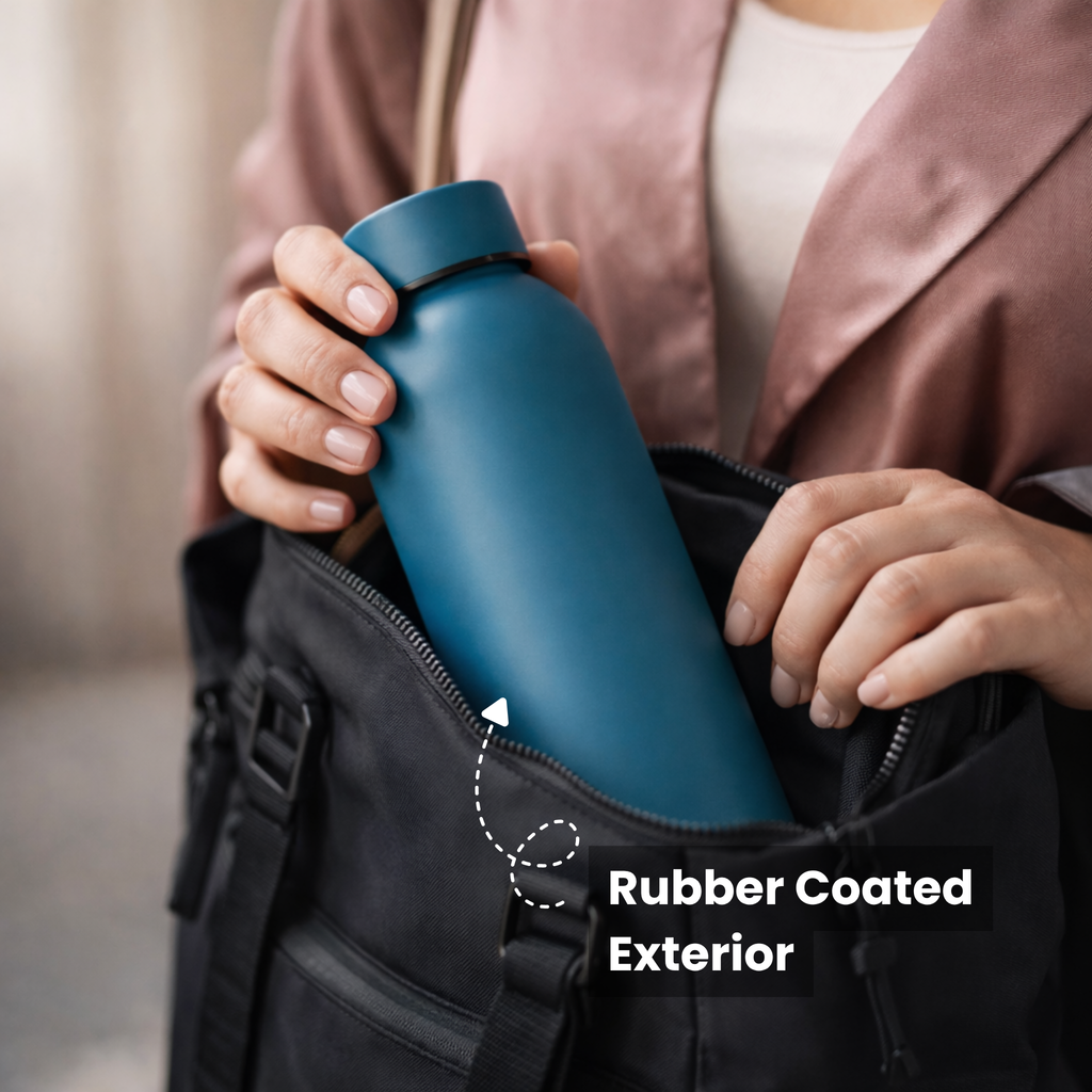 Insulated Stainless Steel Water Bottle (500ml) | Hot & Cold Vacuum Flask upto 18 hrs