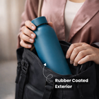 Insulated Stainless Steel Water Bottle (500ml) | Hot & Cold Vacuum Flask upto 18 hrs
