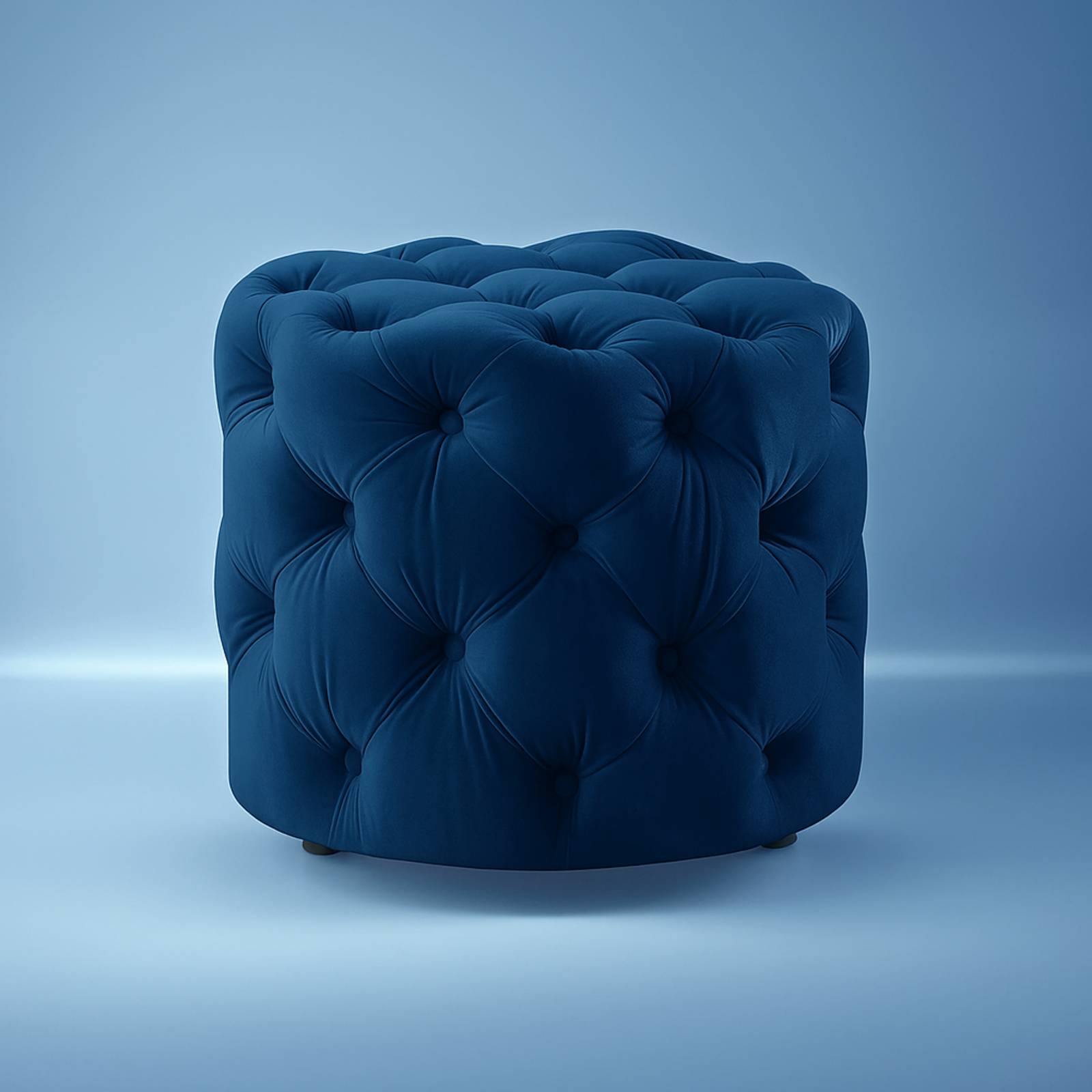 Cloud Bliss Tufted Ottoman Stool