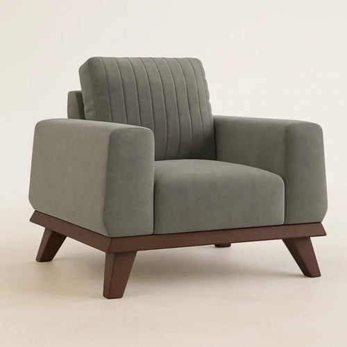 Arlen Single Seater Upholstered Accent Chair for Living Room