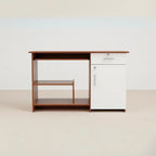 Haven Study Table with Storage Shelves