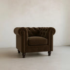 Chesterfield Single Seater Sofa Tufted Accent Chair for Living Room