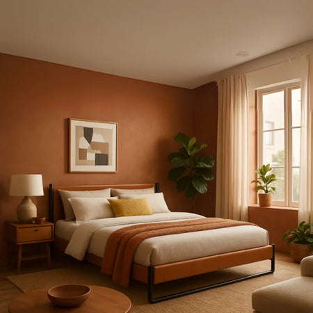 Arden Modern King Size Bed With Upholstered Headboard