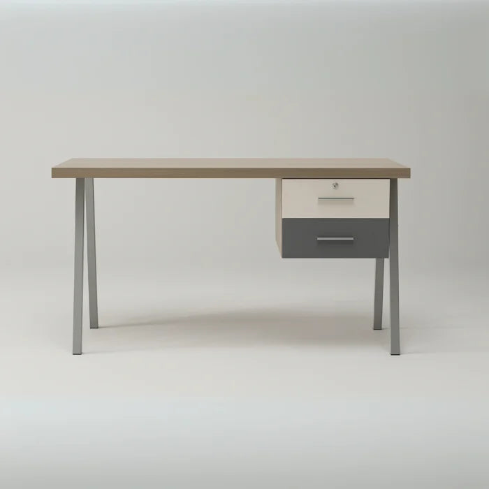 Terra Study Table with Storage Shelves