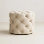 Cloud Bliss Tufted Ottoman Stool