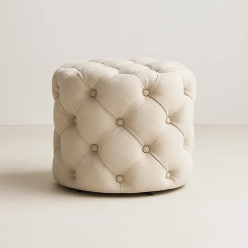 Cloud Bliss Tufted Ottoman Stool