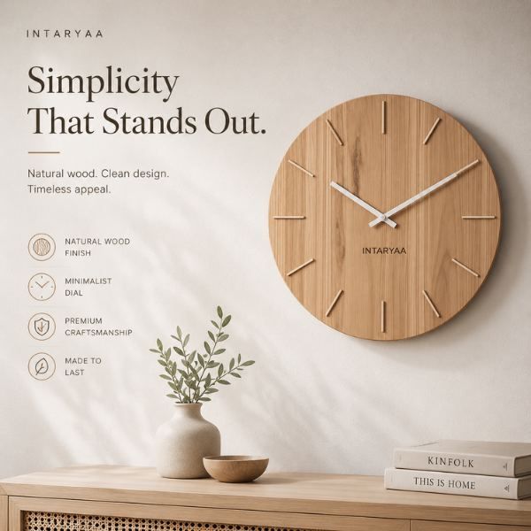 Ovia Modern Wall Clock