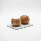 Rolo Candle Holder - Set of 2
