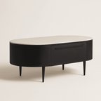 Kairo Nesting Coffee Table Set with Smoked Glass Top