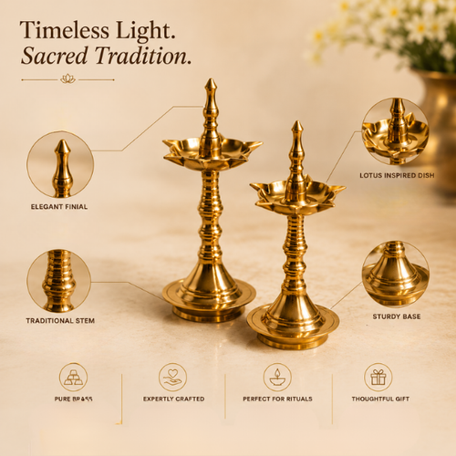 Divine Flame Mini Duo Candle Holder - Set of 2