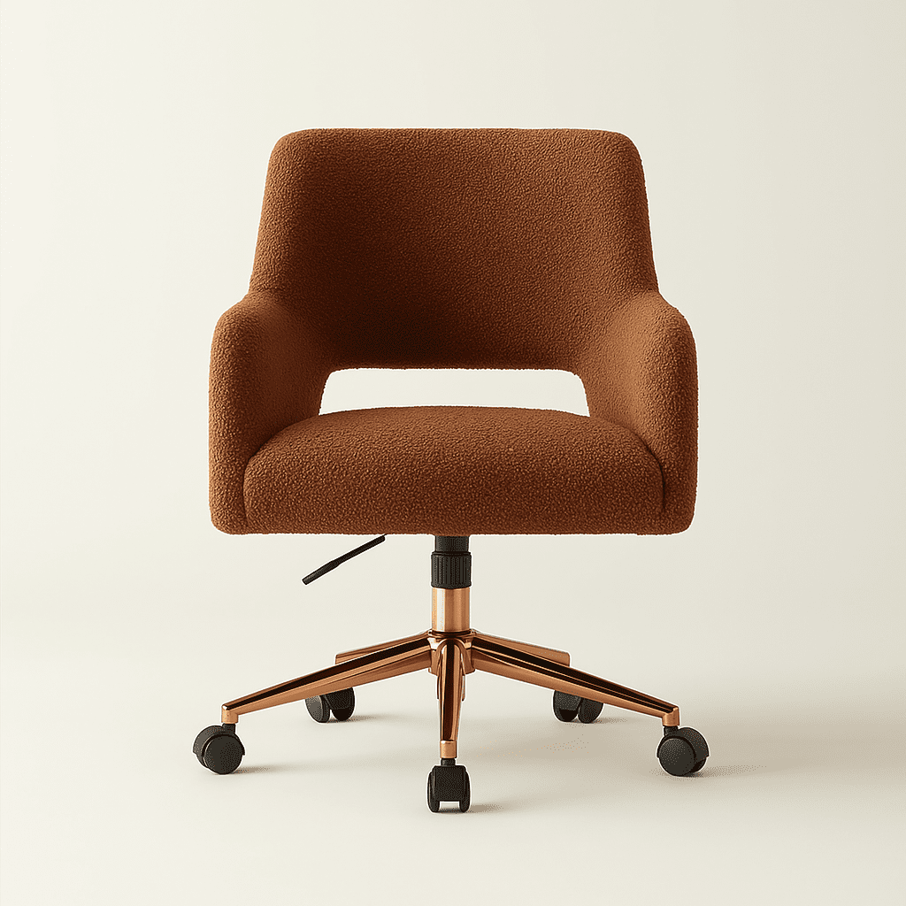 Clyra Upholstered Accent Chair with Wooden Legs