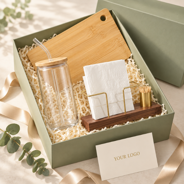 Refined Hosting Edit corporate gift hamper for client appreciation