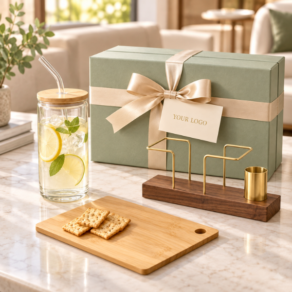Refined Hosting Edit corporate gift hamper for client appreciation