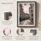 Old Town Walk Wall Art for Living Room & Bedroom Decor