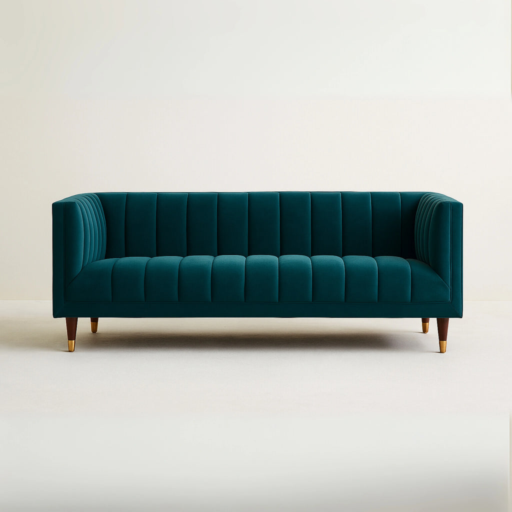 Drove Seat Sofa Set Modern Upholstered Living Room Furniture Set
