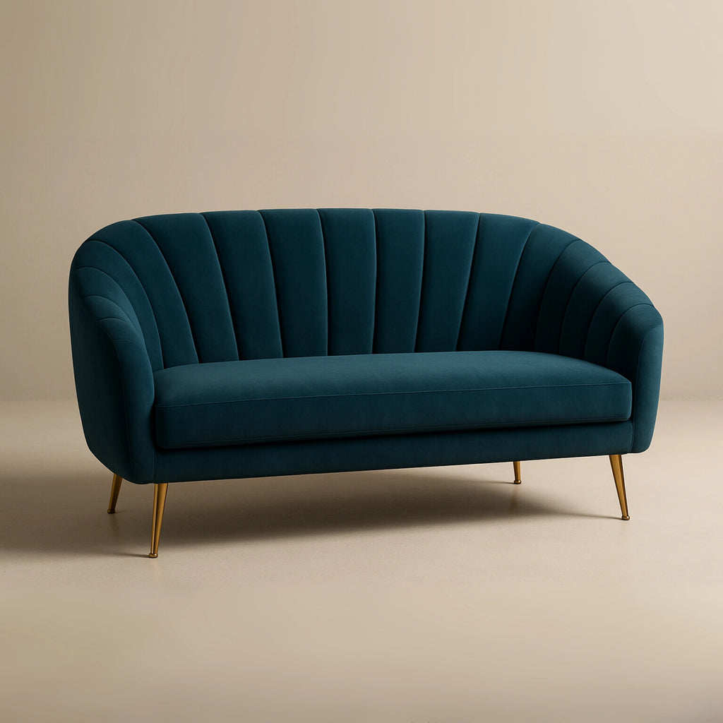 Velvet Lullaby Sofa Set Luxury Velvet Upholstered Living Room Sofa