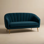 Velvet Lullaby Sofa Set Luxury Velvet Upholstered Living Room Sofa