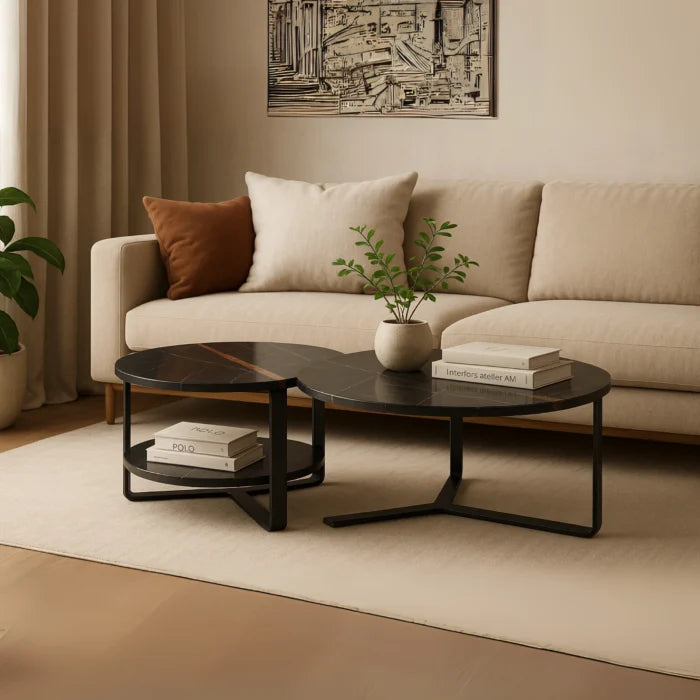 Molten Edge Modern Center Table for Living Room