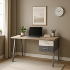 Terra Study Table with Storage Shelves