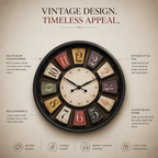 Heritage Tick Modern Wall Clock