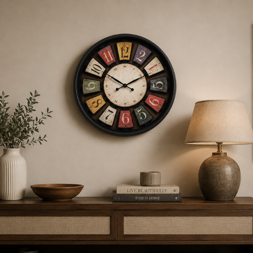 Heritage Tick Modern Wall Clock by Intaryaa