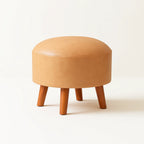 Orrin Ottoman Stool Upholstered Footrest Accent Seating Stool