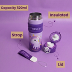Unicorn Kids Water Bottle – Leak-Proof, BPA-Free, & Easy-Grip Design for School and Play