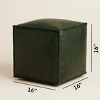 Urban Nest Ottoman Stool Upholstered Accent Seating Footrest