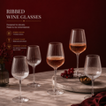 Twin Aura Wine Glasses – Elegant Modern Drinkware Set of 2