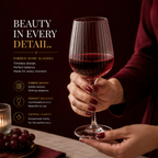 Twin Aura Wine Glasses – Elegant Modern Drinkware Set of 2
