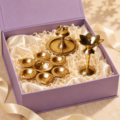Sacred Glow Mini Diwali corporate gift hamper
