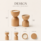 Elva Candle Holder - Set of 2
