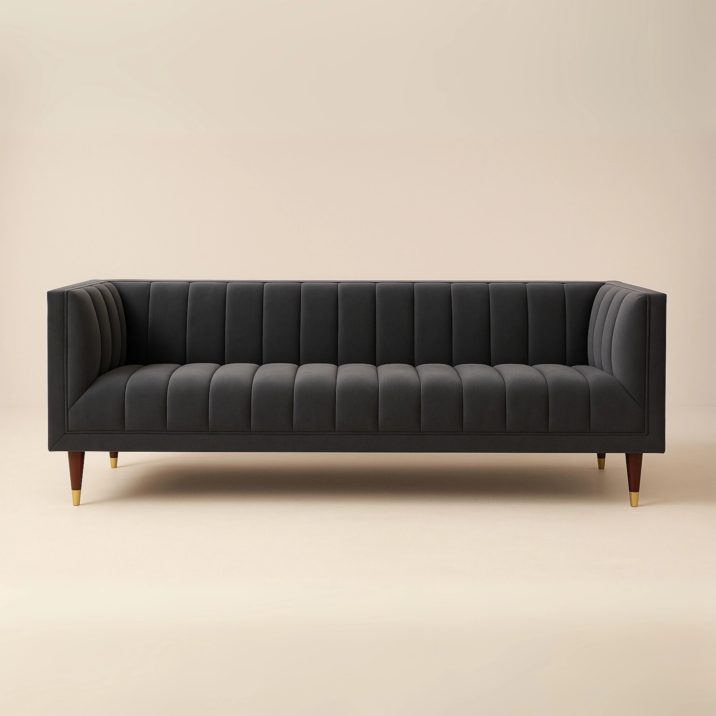 Drove Seat Sofa Set Modern Upholstered Living Room Furniture Set