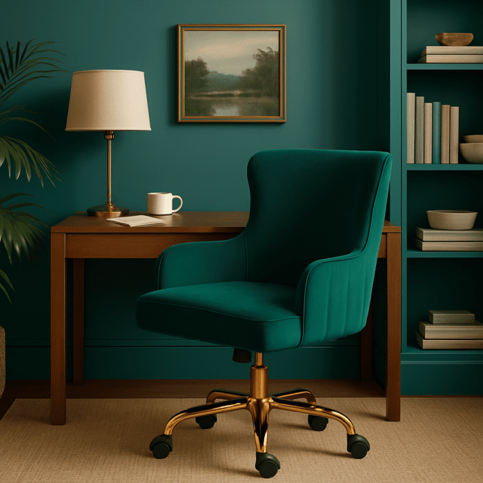 Meyra Upholstered Accent Chair with Wooden Legs