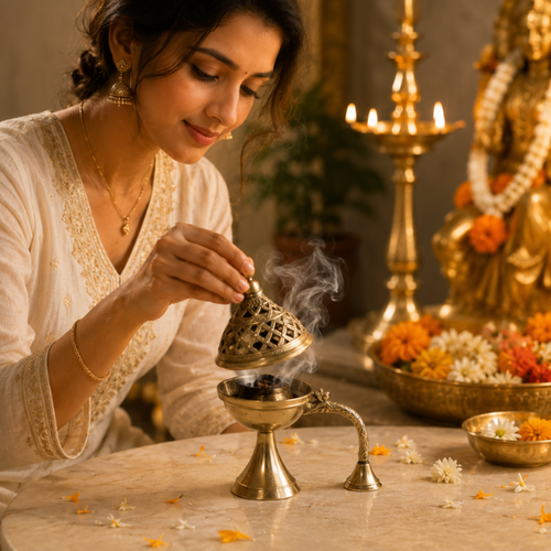 Sacred Dhoop Stand