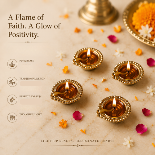 Sacred Diya Set - Set of 4