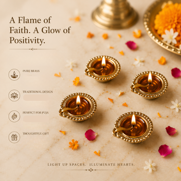 Sacred Diya Set - Set of 4