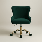 Meyra Upholstered Accent Chair with Wooden Legs