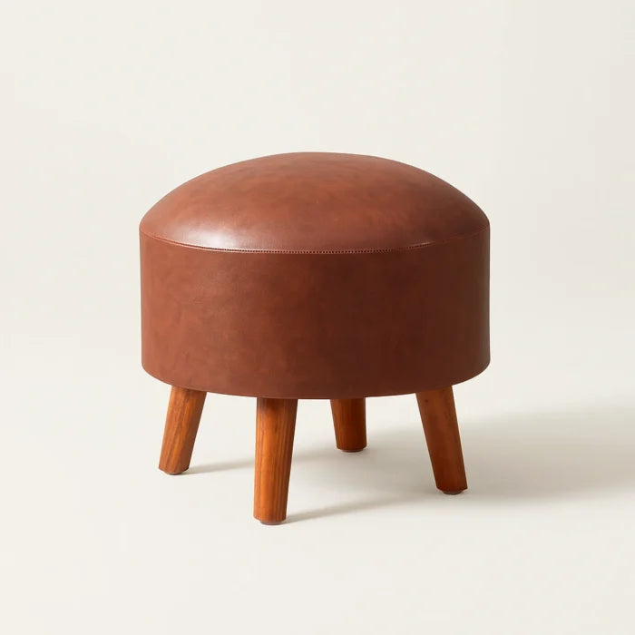 Orrin Ottoman Stool Upholstered Footrest Accent Seating Stool