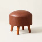 Orrin Ottoman Stool Upholstered Footrest Accent Seating Stool