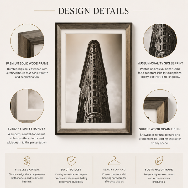 Rising Tower Wall Art for Living Room & Bedroom Decor