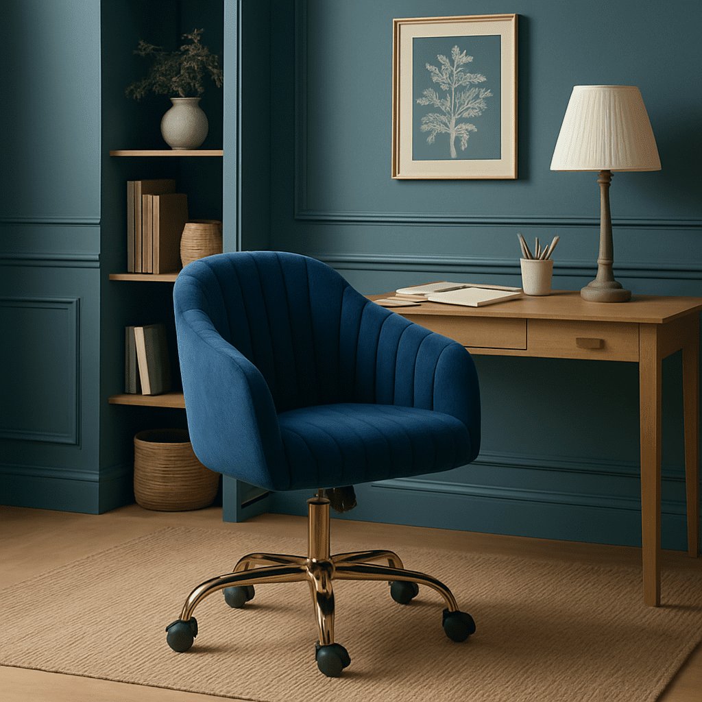 Arvio Upholstered Accent Chair with Wooden Legs