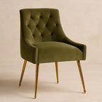 Arlo Upholstered Accent Chair with Wooden Frame