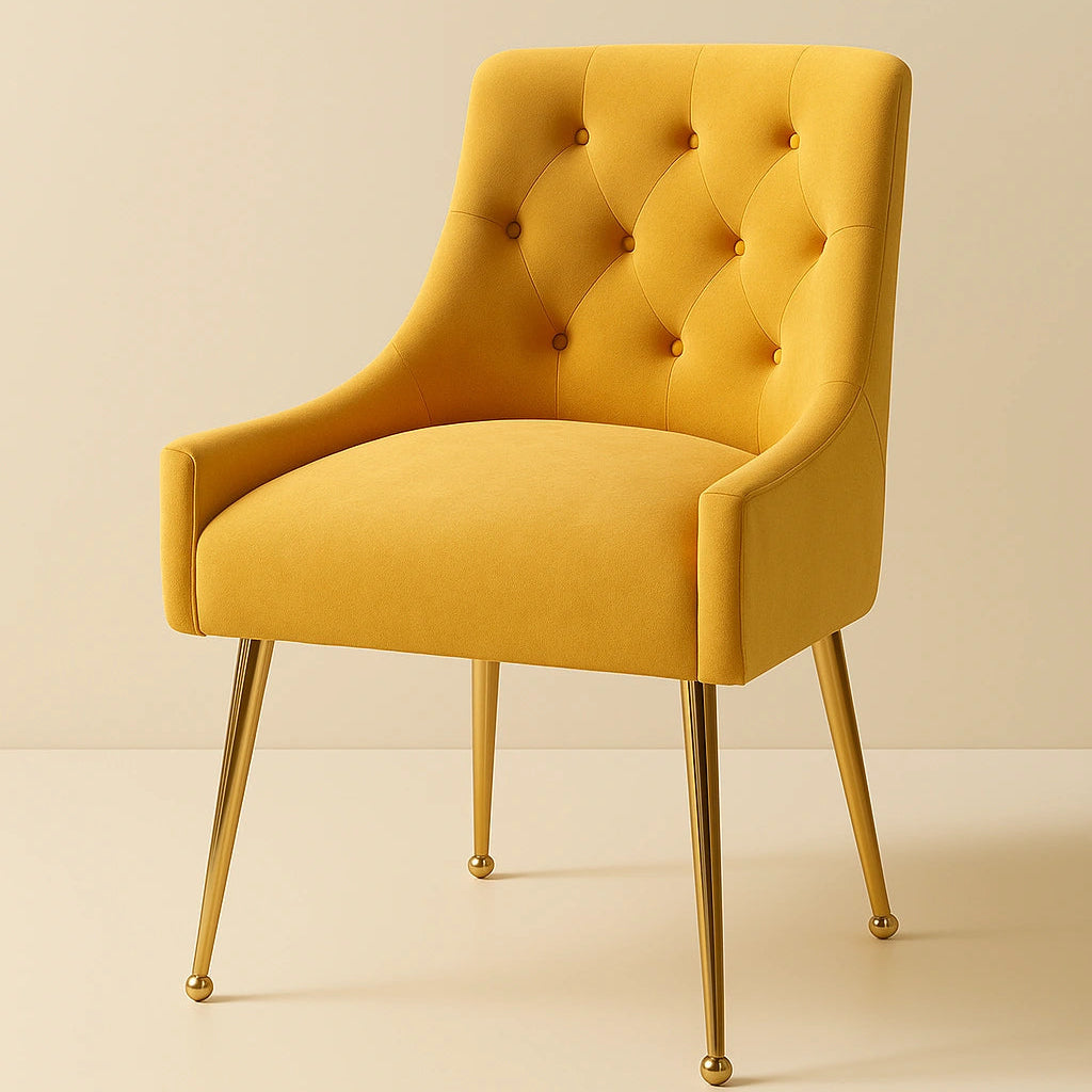 Arlo Upholstered Accent Chair with Wooden Frame