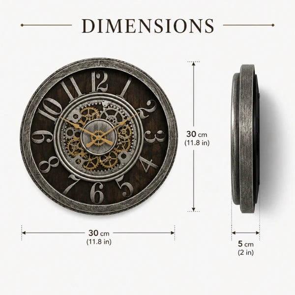 Aura Timepiece Modern Wall Clock