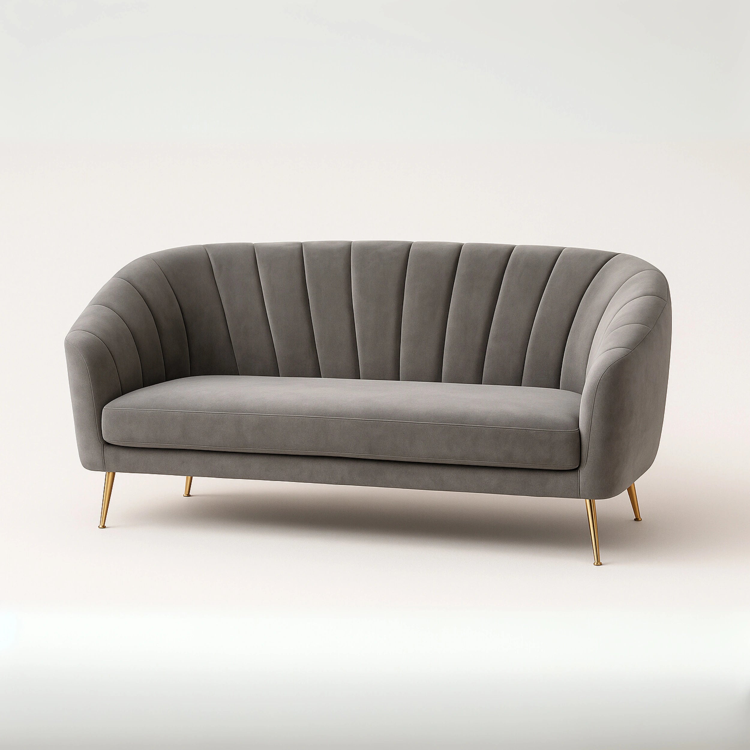Velvet Lullaby Sofa Set Luxury Velvet Upholstered Living Room Sofa