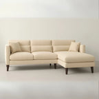 Ivory Haze Sofa Modern Upholstered Living Room Sofa