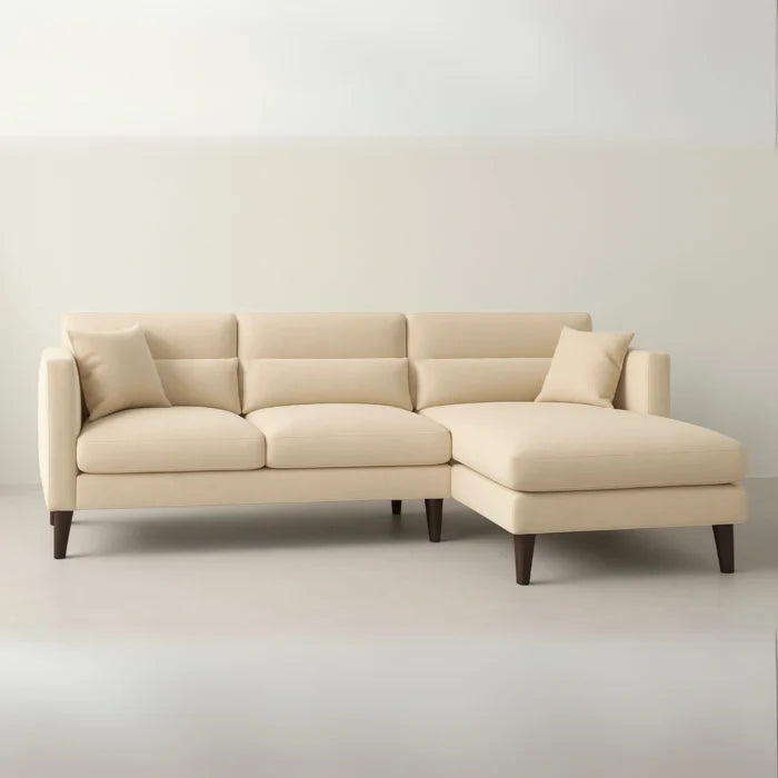 Ivory Haze Sofa Modern Upholstered Living Room Sofa