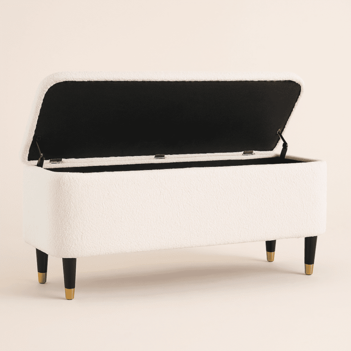 Sivra Bench Modern Upholstered Bench For Living Room Bedroom