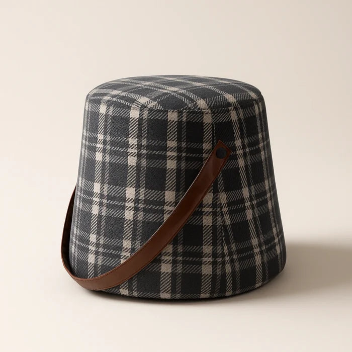 Hudsone Printed Ottoman Stool